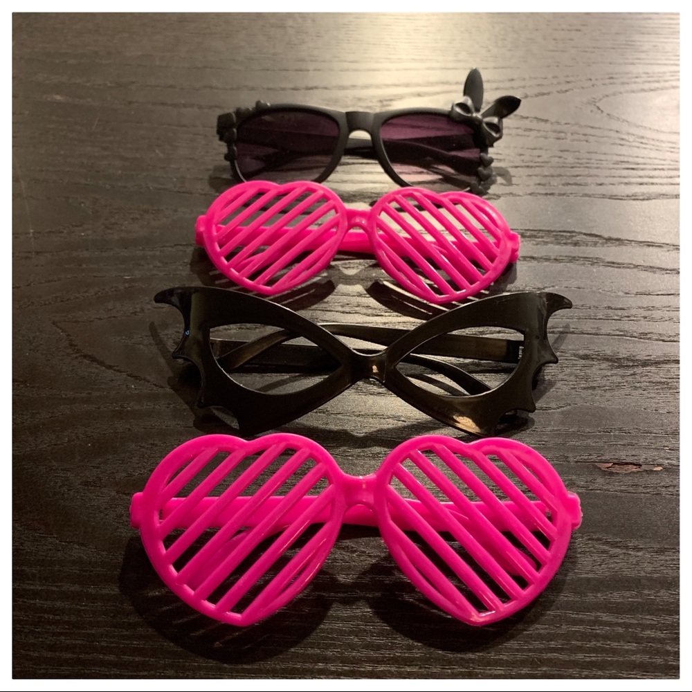 4🍒🍒New Heart & Bow Party Glasses